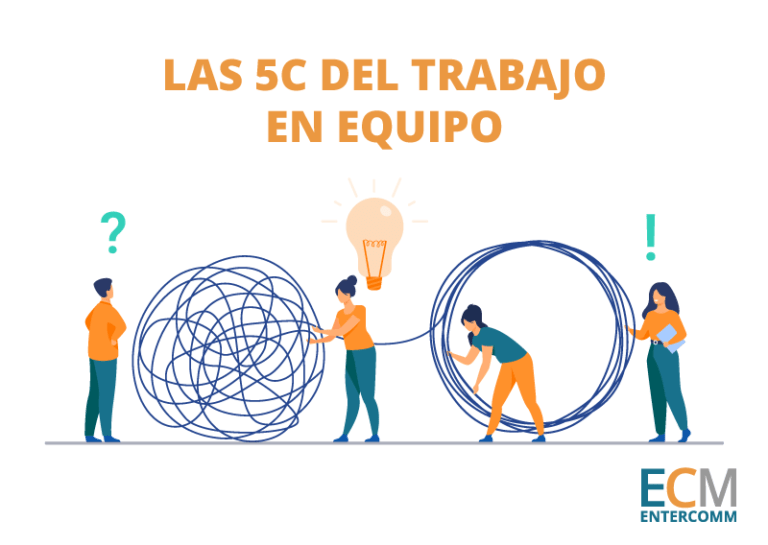 Descubre las 5C del trabajo en equipo - Entercomm