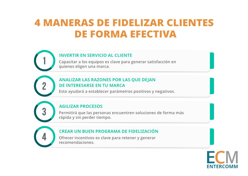 4 estrategias de fidelización de clientes