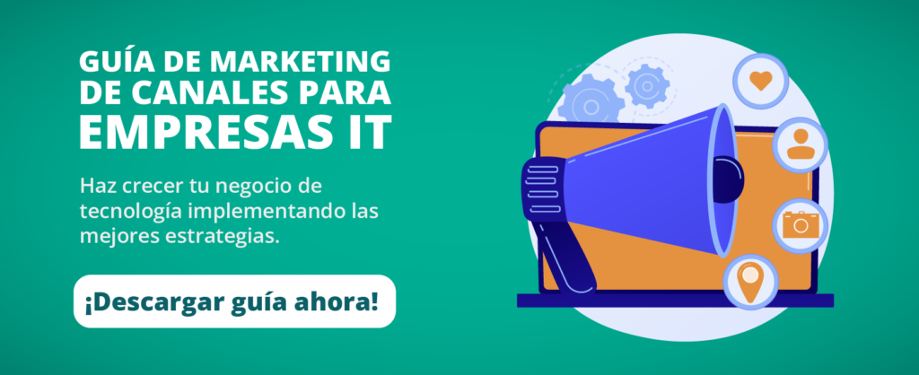 Banner descargable marketing para canales IT