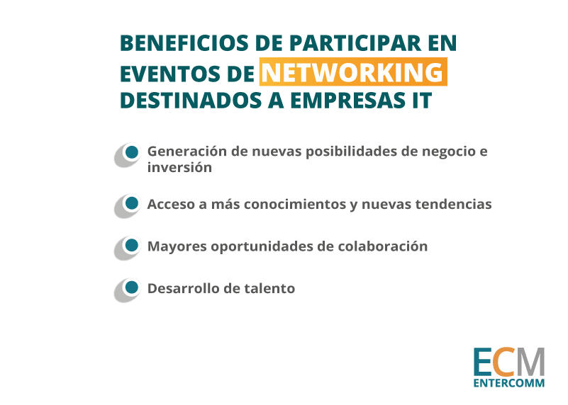 Beneficios de participar en eventos de networking destinados a empresas IT