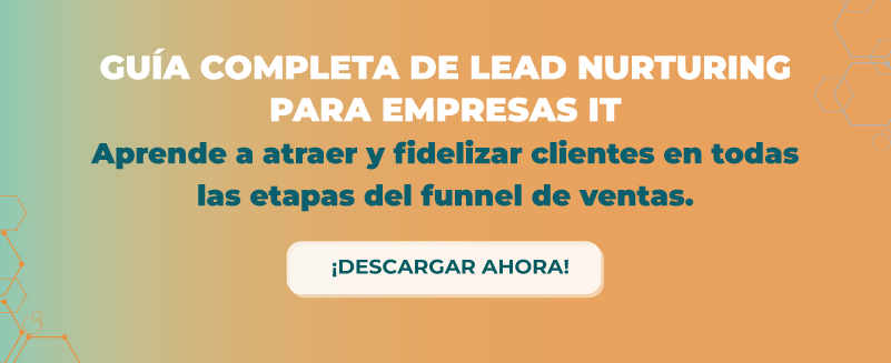 Banner descargable lead nurturing para empresas IT