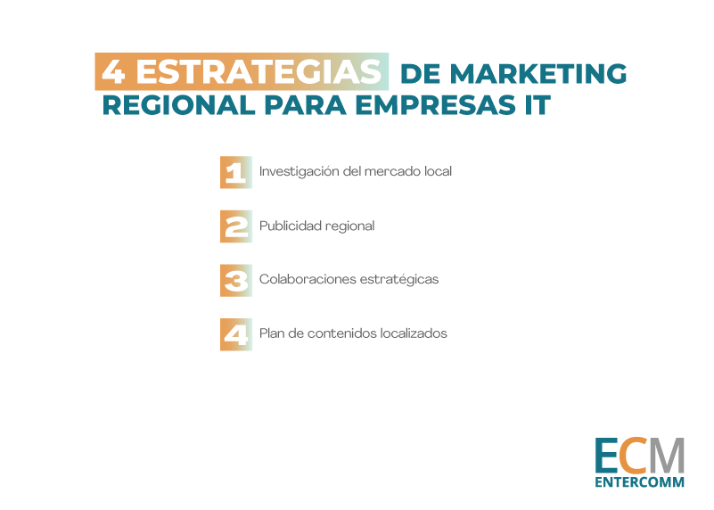 4 estrategias de marketing regional para empresas IT